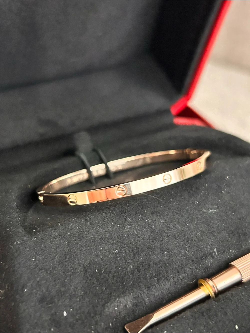 Cartier Rose Gold Love Bracelet SMALL MODEL